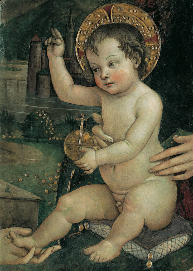 Bambin Gesù delle mani - Pinturicchio